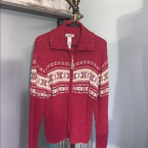 TIRA zip up cardigan sweater